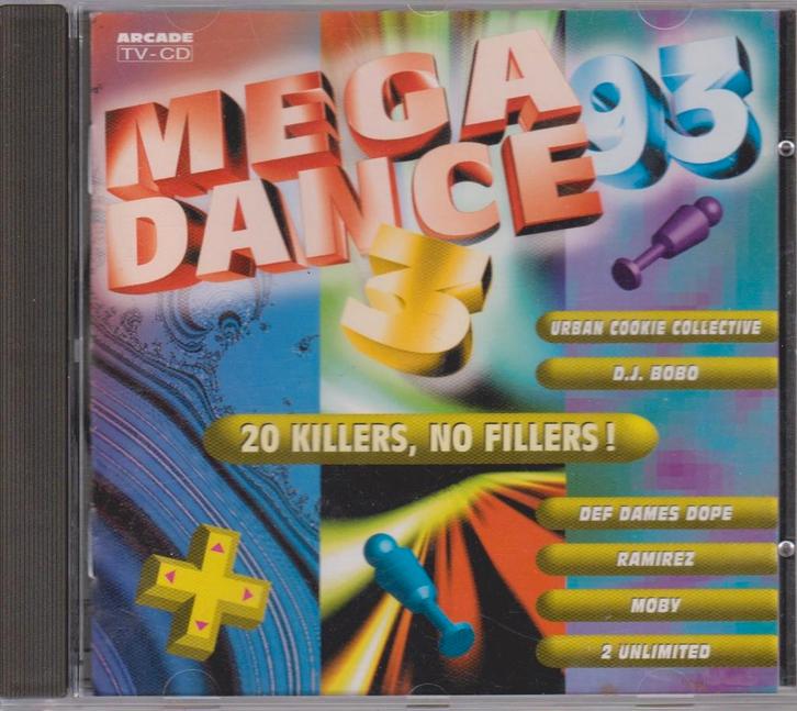 Mega Dance '93 Part 3. Verzamel CD. Dance. Label: Arcade., Cd's en Dvd's, Cd's | Dance en House, Zo goed als nieuw, Dance Populair