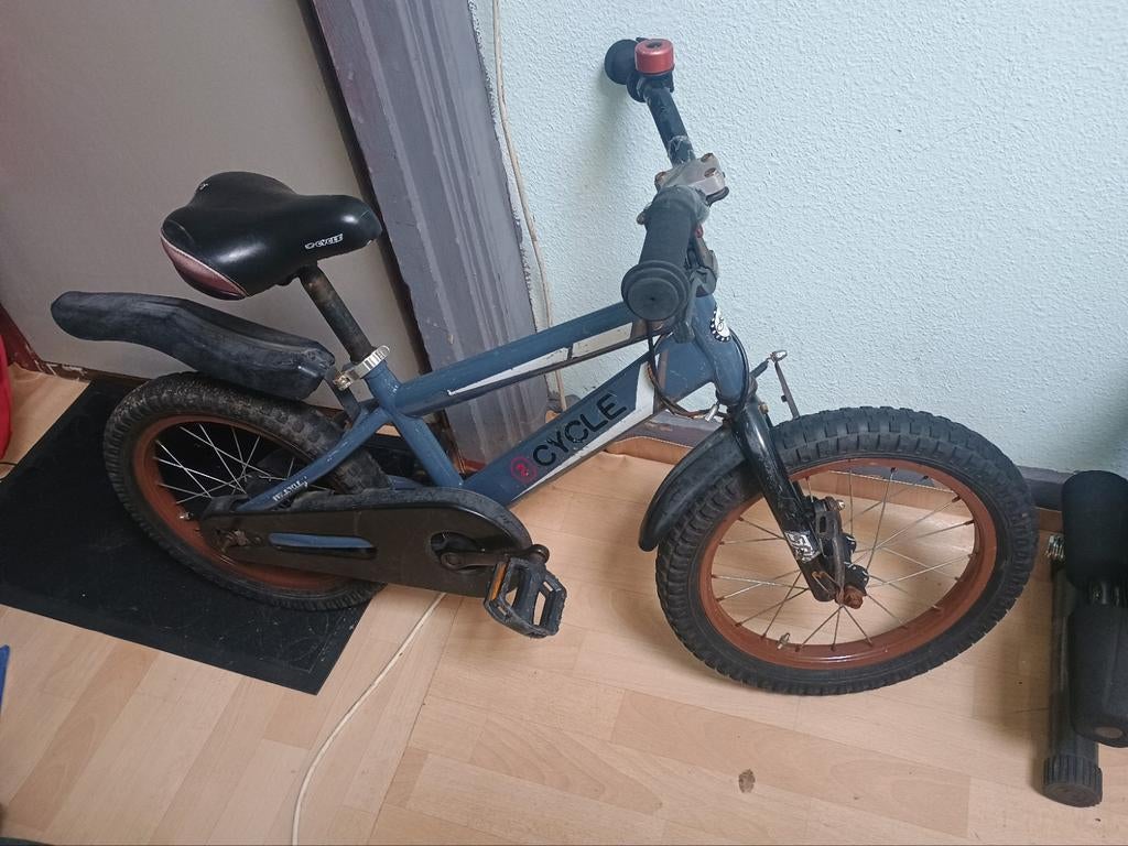 Kinderfiets 16 inch - Gebruikt, Fietsen en Brommers, Fietsen | Kinderfietsjes, Ophalen of Verzenden, Gebruikt, 16 tot 20 inch