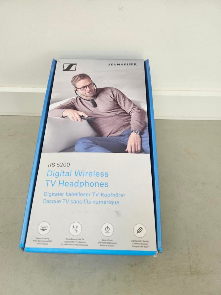Sennheiser RS 5200 koptelefoon Nieuwstaat!, Audio, Tv en Foto, Koptelefoons, Ophalen of Verzenden, Sennheiser