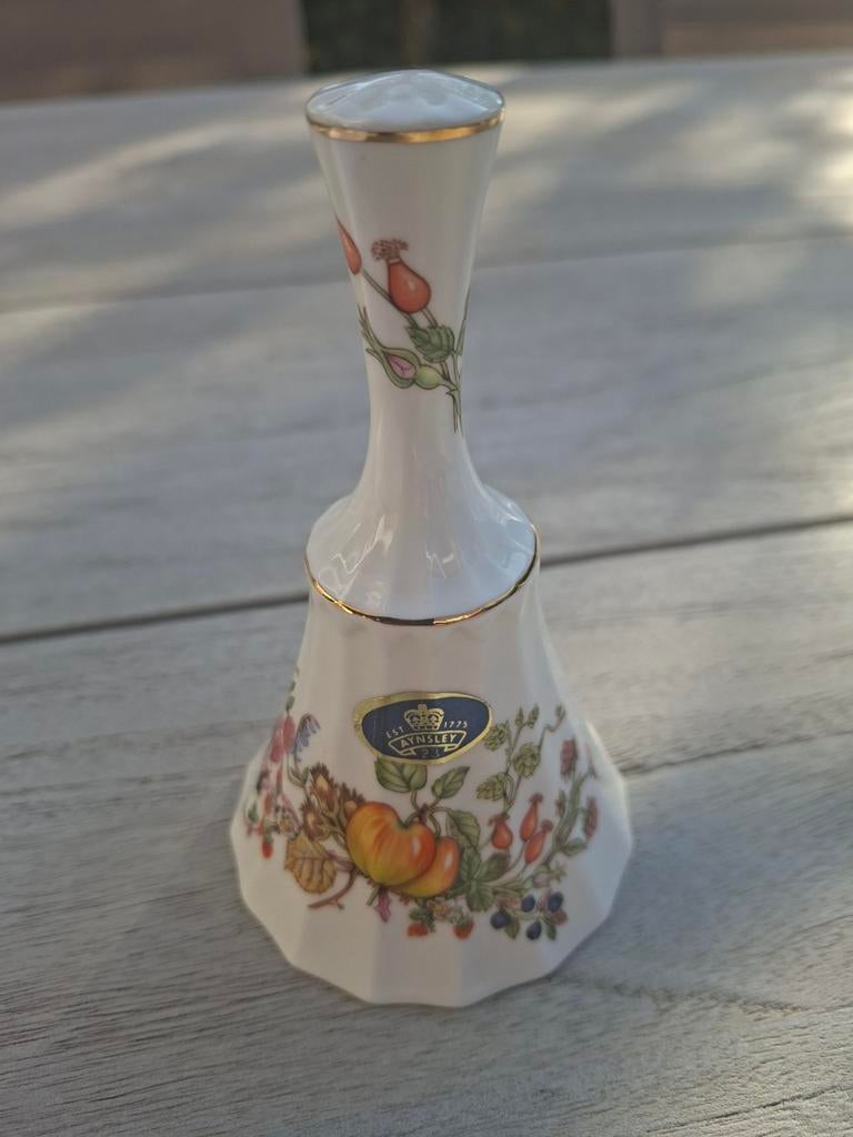 Aynsley Pembroke Porseleinen Tafelbel - Fruit & Bloemen, Ophalen of Verzenden