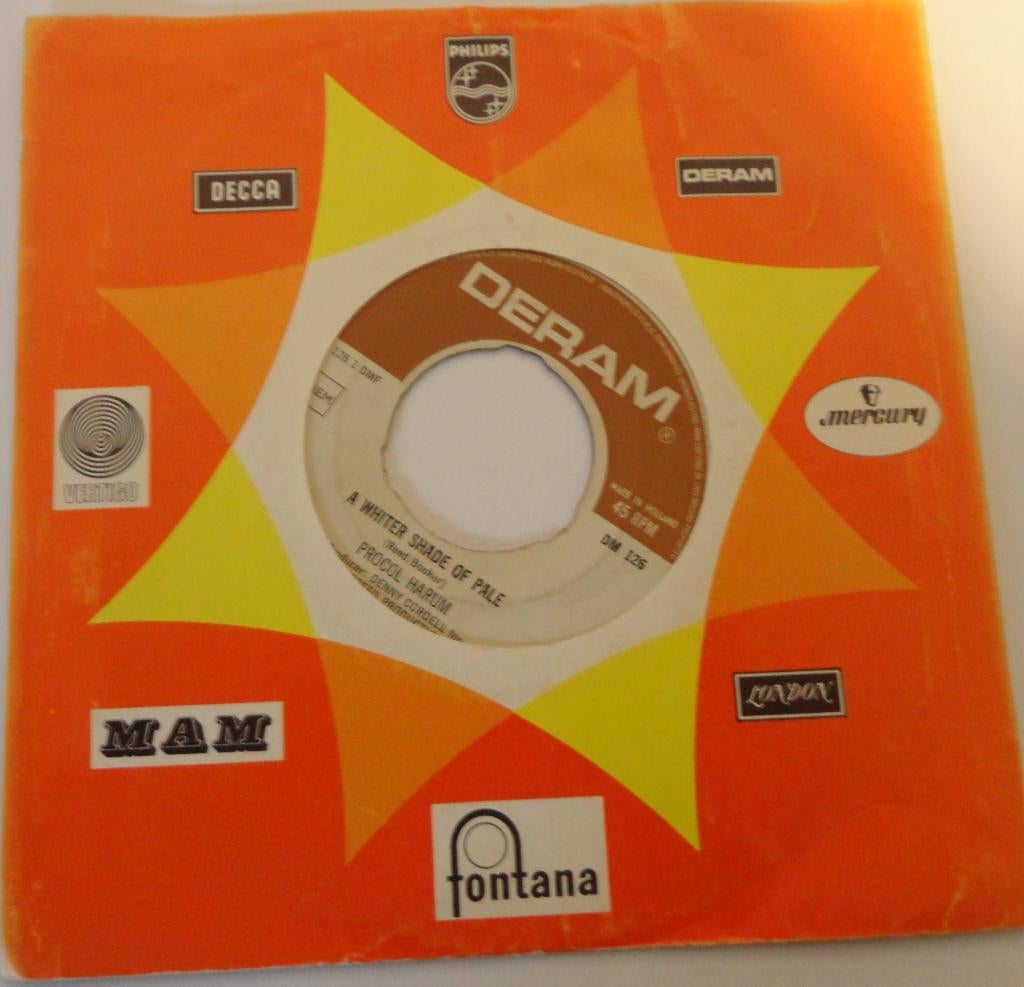 Procol Harum > A whiter shade of pale, Gebruikt, 7 inch, Single, Ophalen of Verzenden