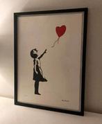 Banksy : lithografie met certificaat, Antiek en Kunst, Ophalen of Verzenden