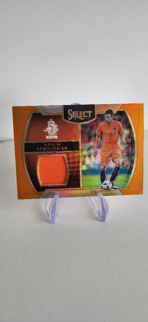 2016 Panini Select Kevin Strootman oranje patch /75, Verzenden, Zo goed als nieuw, Plaatje
