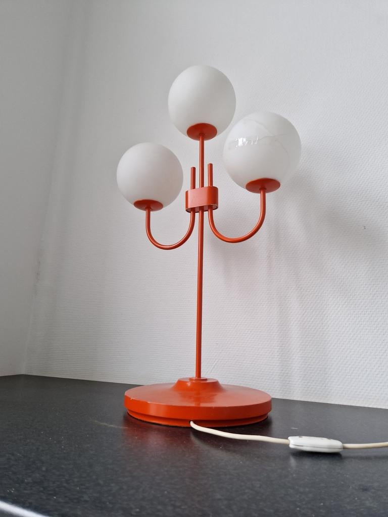 Vintage tafellamp space age mushroom bollen, Ophalen of Verzenden, Minder dan 50 cm