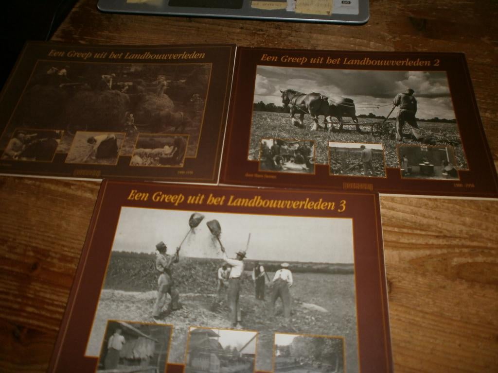 een greep uit het landbouwverleden 3 delen veel oude fotos, Ophalen of Verzenden, Nieuw
