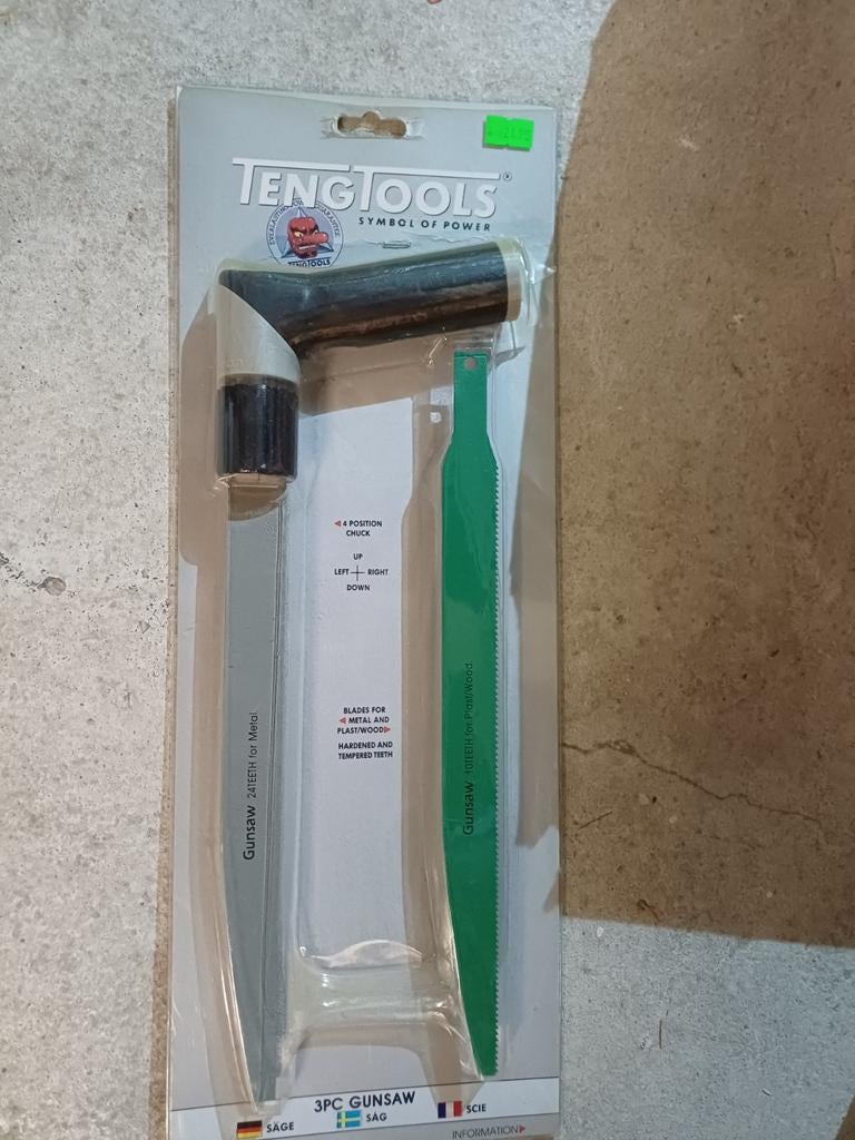 Tengtools Zaagblad voor Metaal en Hout - 3PC Gunsaw, Ophalen of Verzenden, Nieuw, Overige typen, Tengtools