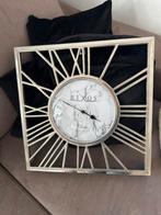 RIXOS Wandklok - Modern Design met Marmerlook Wijzerplaat, Huis en Inrichting, Woonaccessoires | Klokken, Ophalen of Verzenden