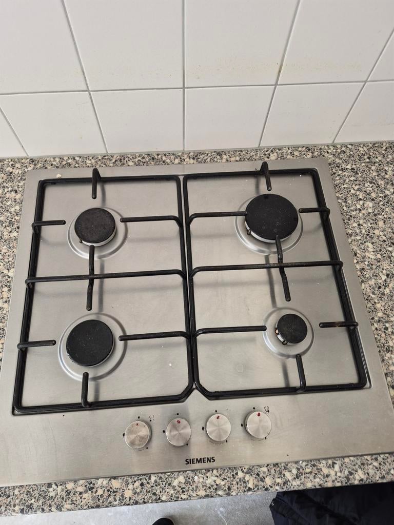 Nette SIEMENS gaskookplaat, Witgoed en Apparatuur, Kookplaten, Gebruikt, Inbouw, Gas, 4 kookzones