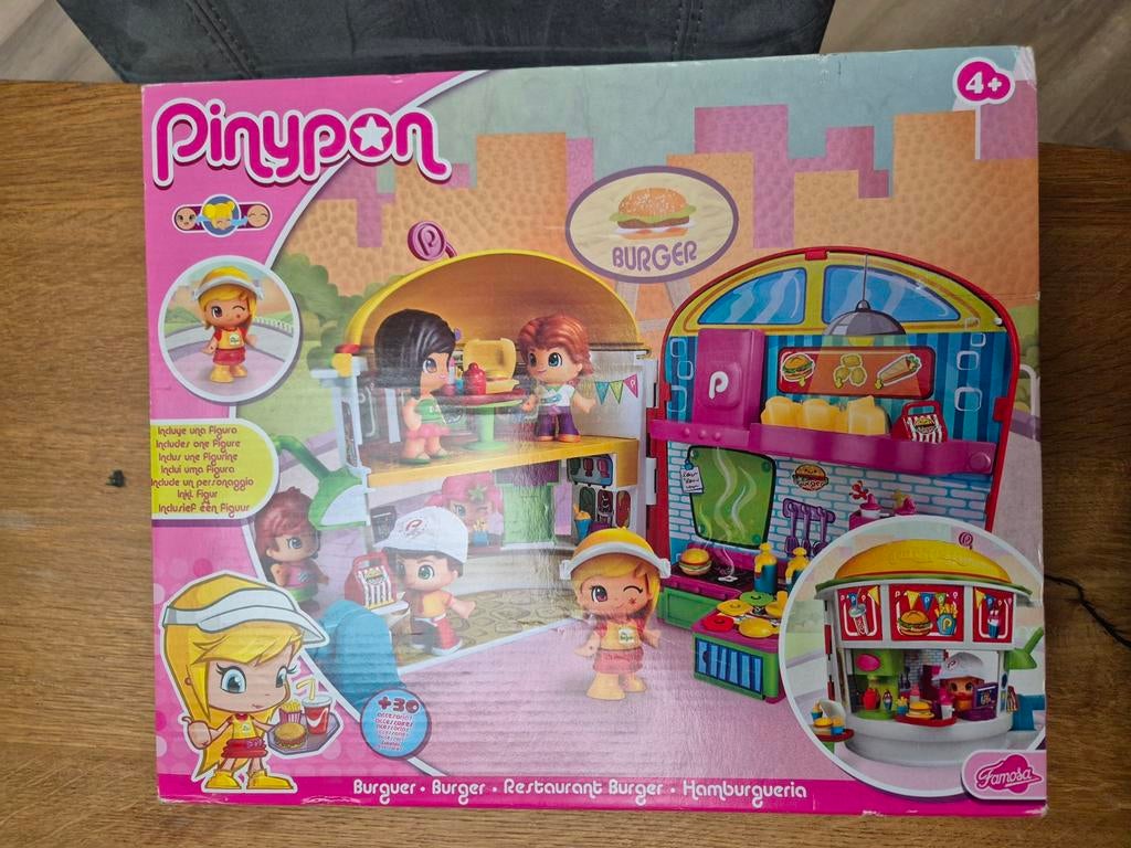 Pinypon Burger Restaurant Speelset - Nieuw in doos, Kinderen en Baby's, Speelgoed | Overig, Ophalen of Verzenden, Nieuw, Jongen of Meisje