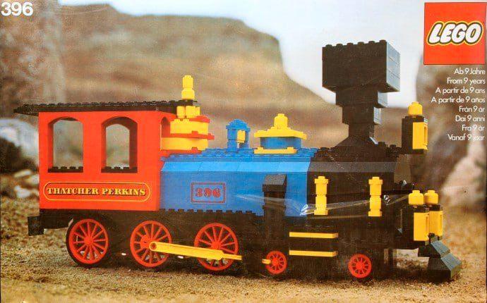 Lego 396 Thatcher Perkins Locomotive, Kinderen en Baby's, Speelgoed | Duplo en Lego, Gebruikt, Lego, Complete set, Ophalen