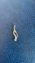 925 sterling  zilver hangers met strass zgan, Ophalen of Verzenden, Zo goed als nieuw, Zilver, Met strass