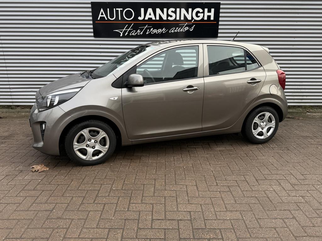 Kia Picanto 1.0 CVVT EconomyPlusLine | Airco | Bluetooth | Z, Auto's, Voorwielaandrijving, Stof, Gebruikt, Euro 6
