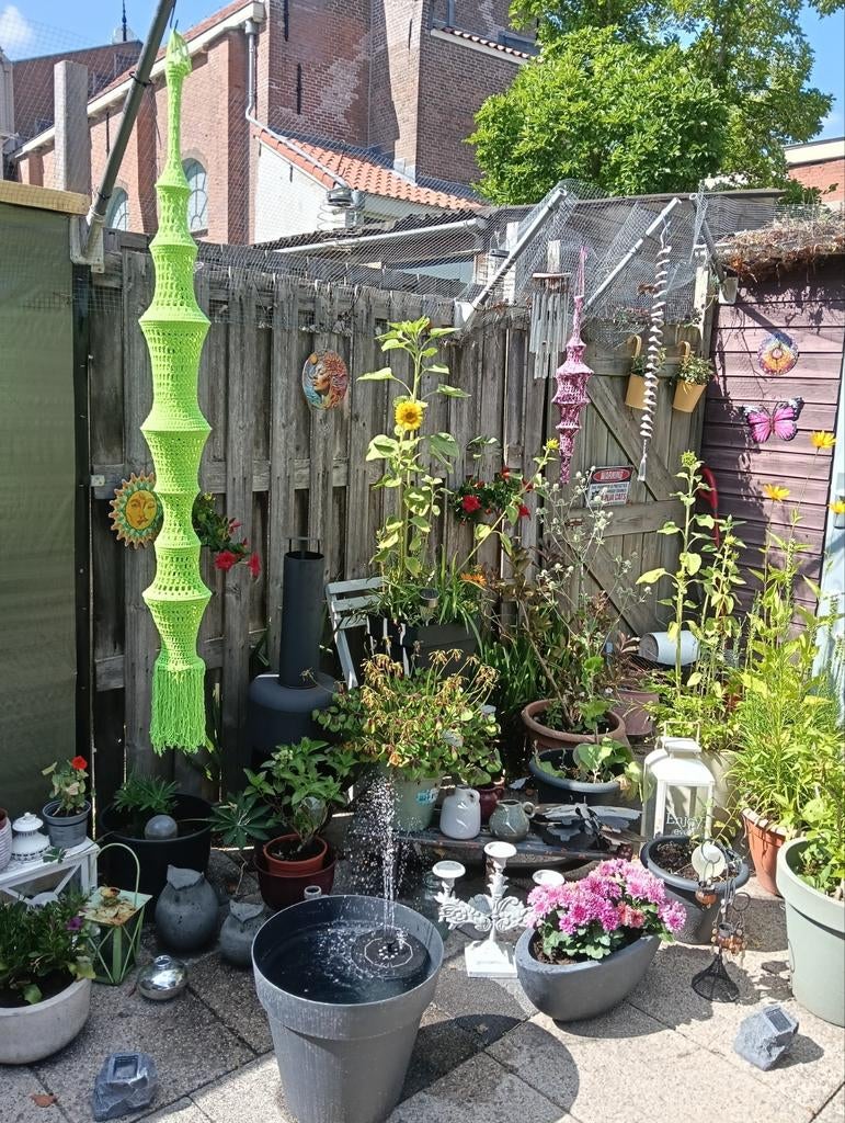 Gehaakte Tuindecoratie - Diverse Kleuren en Maten, Meerkleurig, Boho, Nieuw, Ophalen of Verzenden