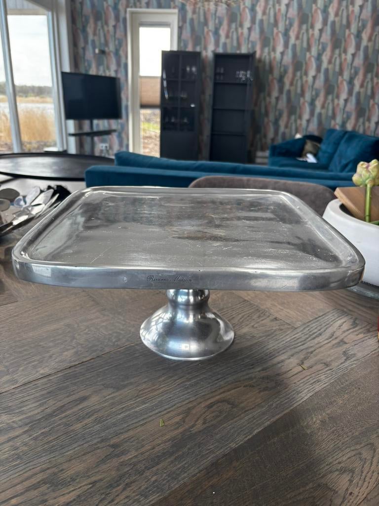 Zware Riviera Maison etagere  33 x 33 hoogte 17 cm, Huis en Inrichting, Ophalen of Verzenden, Zo goed als nieuw