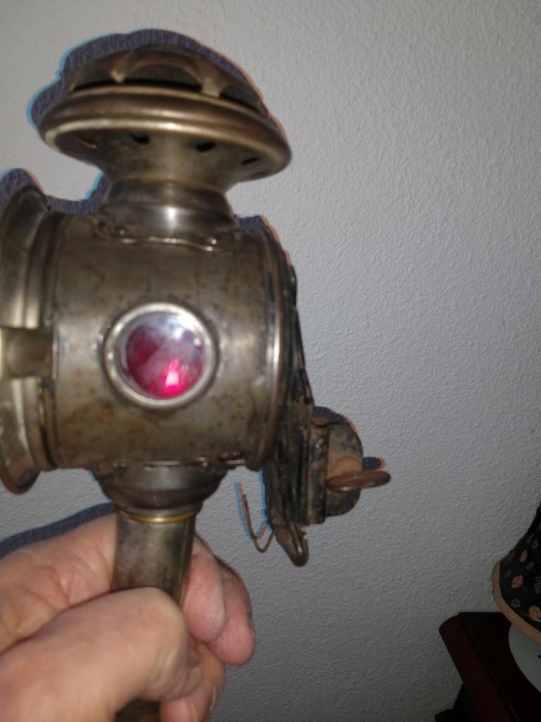 Carbiedlamp  fietslamp  kaarslamp, Ophalen of Verzenden