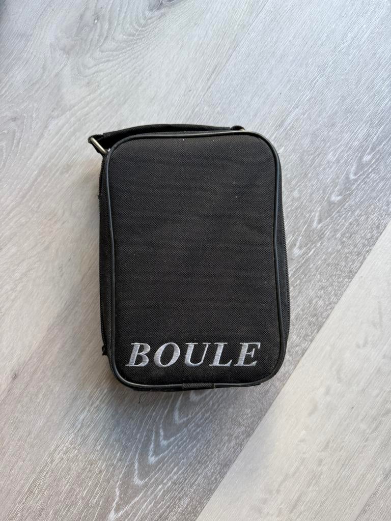 Jeu de boules ballen in mooi tasje, Ophalen of Verzenden, Zo goed als nieuw
