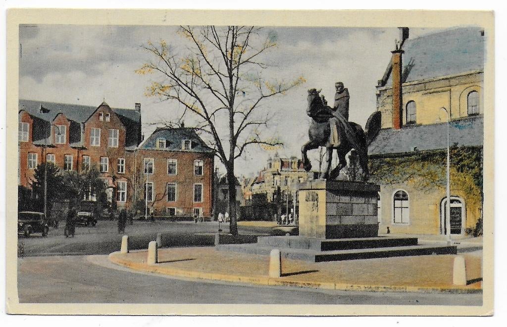 Utrecht Janskerkhof -- oude ongelopen ansichtkaart B7102, Verzamelen, Ansichtkaarten | Nederland, Ophalen of Verzenden, 1940 tot 1960