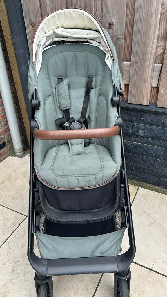 Qute Kinderwagen Q-Journey Groen - Zwart Frame, Ophalen, Zo goed als nieuw, Overige merken