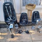 Yepp achterstoeltje  + 2x voorstoeltje  + 2x  windscherm 70€, Ophalen, Gebruikt