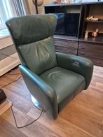 Mooie groene sta op stoel - Zo goed als nieuw, Ophalen, Zo goed als nieuw, Leer