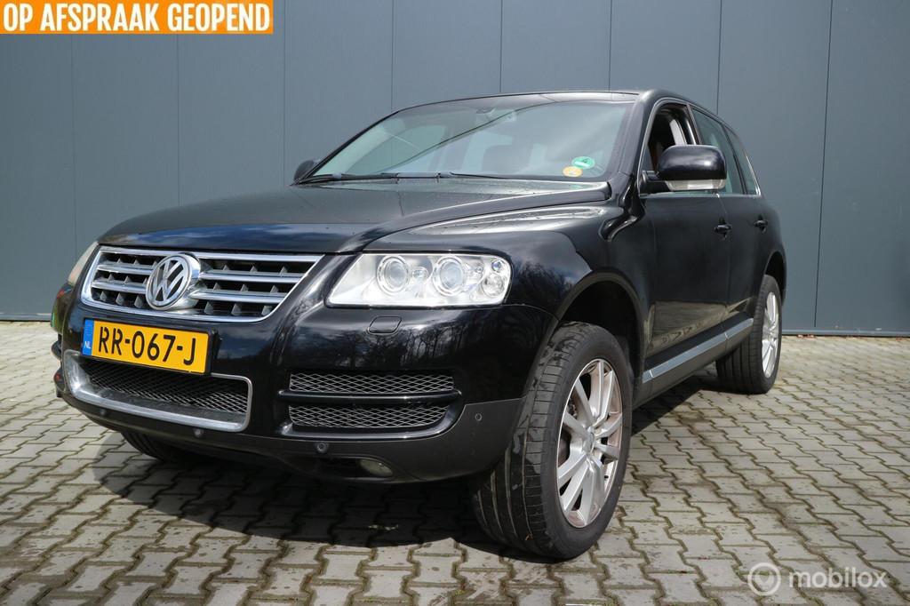 Volkswagen Touareg 4.2 V8 LEDER/ECC/LUCHTVERING/LMV/PDC, Auto's, Automaat, 4172 cc, Gebruikt, 8 cilinders