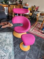 Stokke Peel stoel met voetenbankje, Huis en Inrichting, Ophalen