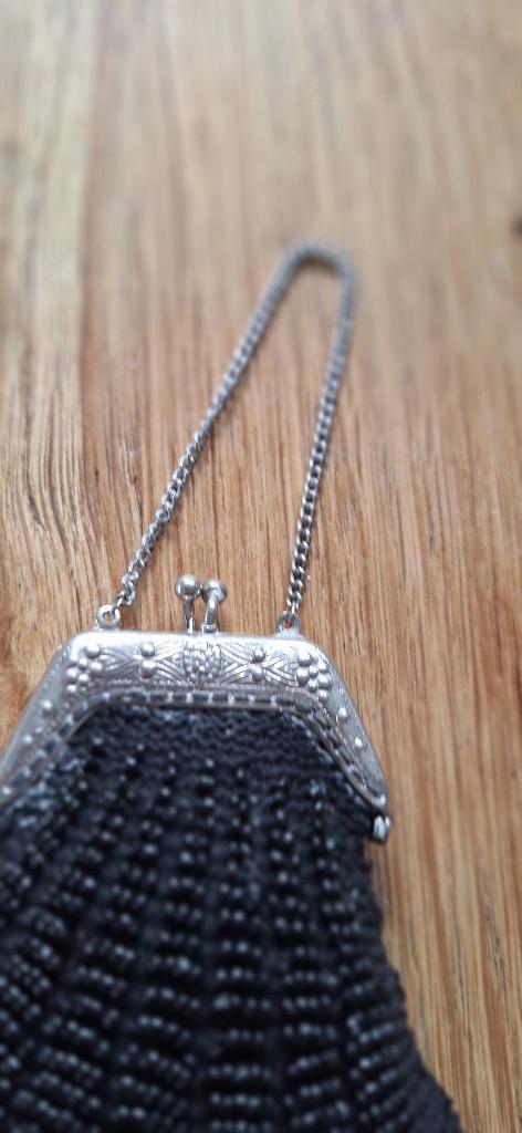 Antiek kralentasje/beursje, Antiek en Kunst, Curiosa en Brocante, Ophalen of Verzenden