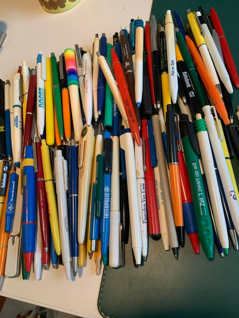 Grote verzameling pennen, Verzamelen, Pennenverzamelingen, Overige merken, Gebruikt, Overige typen, Ophalen of Verzenden
