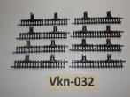 Vk-032 N Spoor Kontaktrails met drukknop 4979 Minitrix, Gebruikt, Gelijkstroom, Trix, Rails