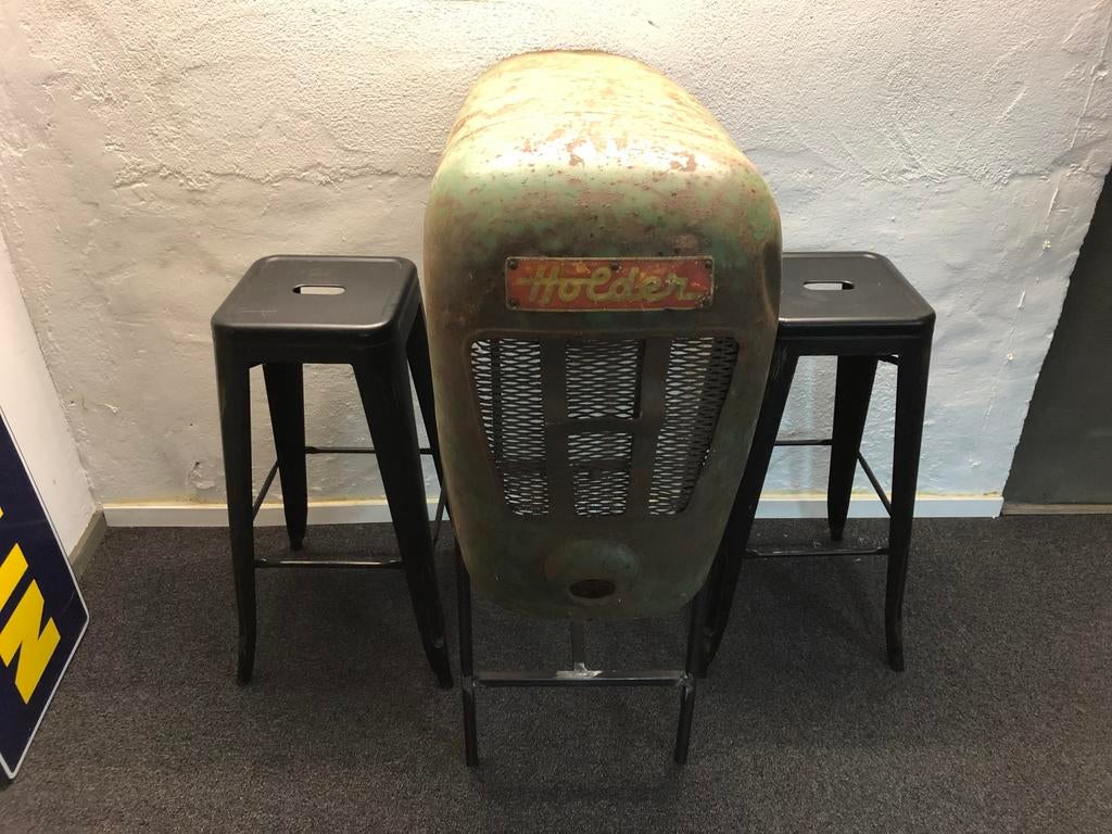 Authentieke tractor motorkap voorkant bartafel sidetable, Ophalen, Nieuw, 25 tot 50 cm, Rechthoekig