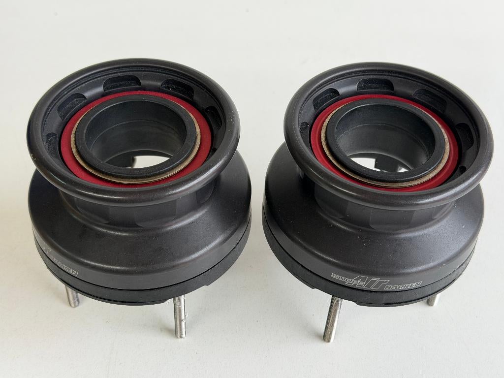 2 x SBUBB Air Harken lier sjorlier, Ophalen of Verzenden, Gebruikt, Lijn of Blok