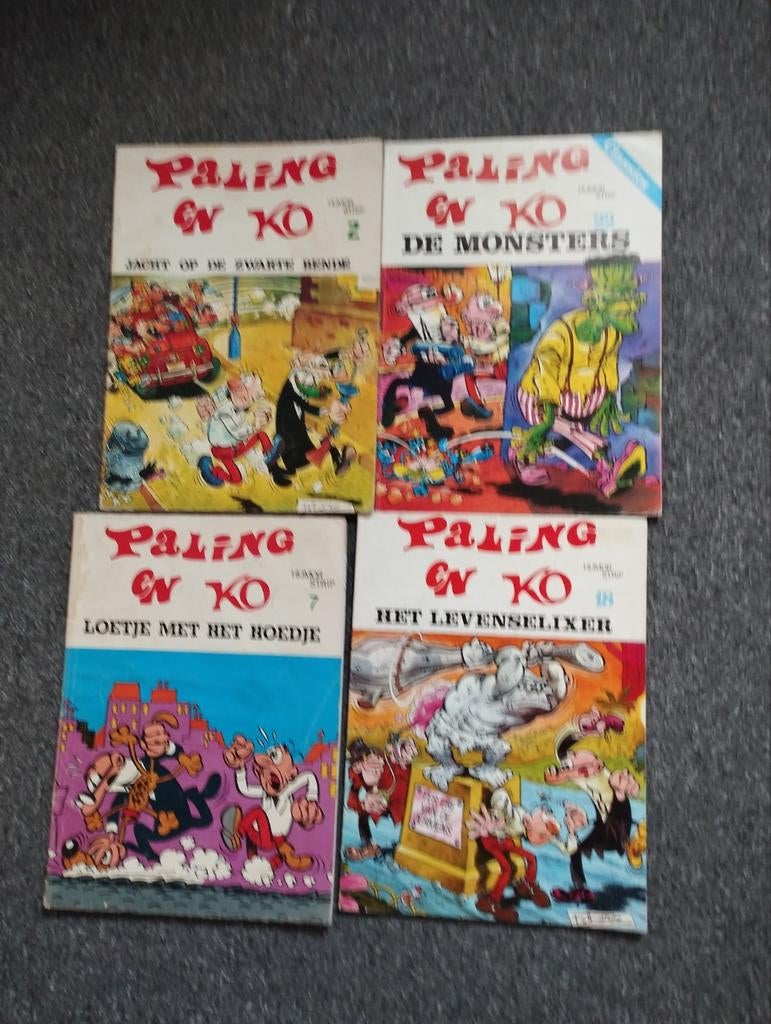 Stripboeken bv Kuifje,  Paling en Co etc., Meerdere stripboeken, Ophalen of Verzenden, Gelezen