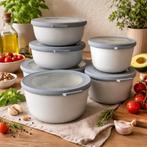 6-delige set Mepal bewaarbakjes, Kunststof, Ophalen of Verzenden, Zo goed als nieuw, Overige merken