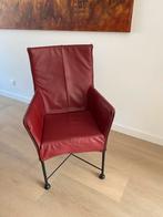 6 eetkamerstoelen Montis Chaplin, Huis en Inrichting, Stoelen, Ophalen, Gebruikt, Leer, Vijf, Zes of meer stoelen