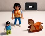 Playmobil Moeder, Baby & Hobbelpaard - Zo goed als nieuw, Ophalen of Verzenden, Zo goed als nieuw, Los playmobil