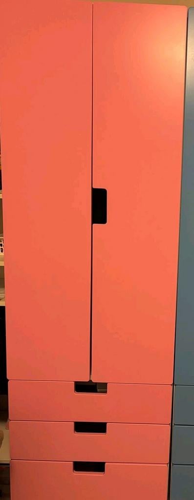 Kast roze en ladekast, Huis en Inrichting, Kasten | Ladekasten, Ophalen, 50 tot 100 cm, Zo goed als nieuw, 3 of 4 laden