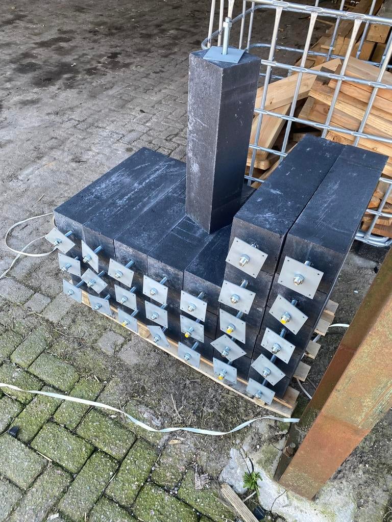 Betonpoeren, Tuin en Terras, Tegels en Klinkers, Ophalen, Zo goed als nieuw, Beton