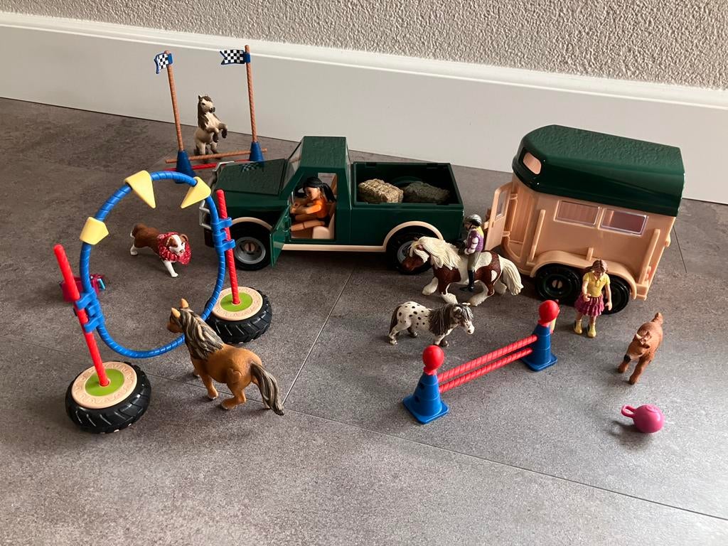 Schleich paarden zgan, Ophalen of Verzenden, Zo goed als nieuw, Paard, Beeldje of Figuurtje