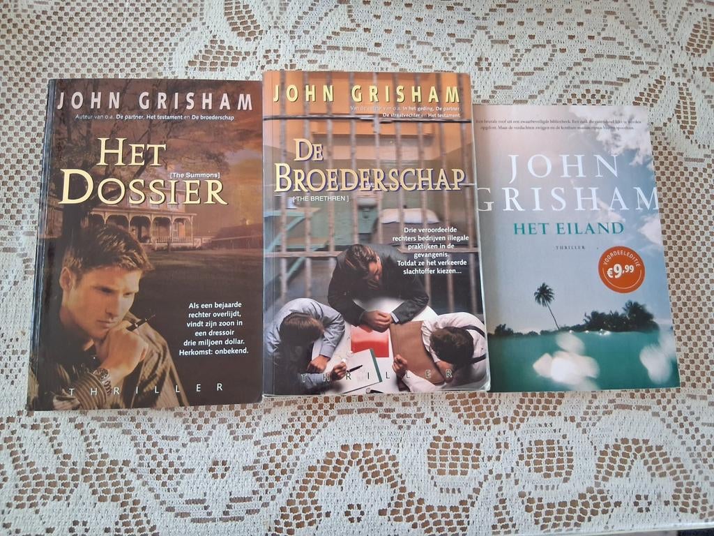 3 boeken van John Grisham, Boeken, Ophalen of Verzenden, Gelezen, John Grisham