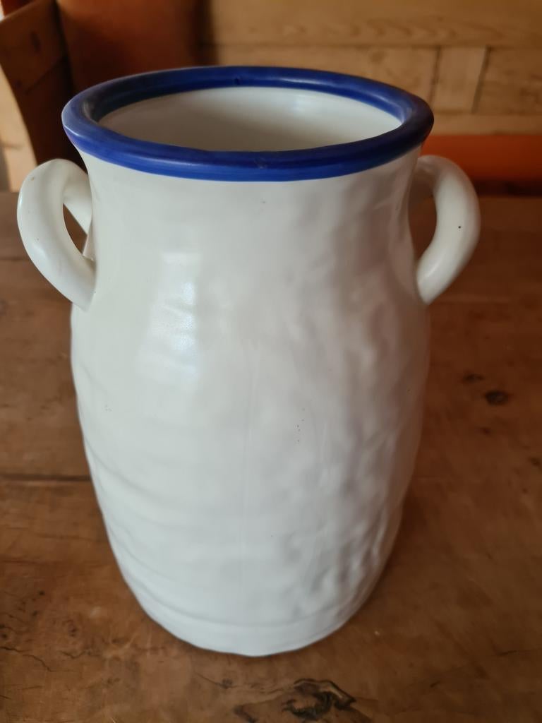 Grote vaas, pot, pul, kruik, met oren, van Ikea., Antiek en Kunst, Antiek | Keramiek en Aardewerk, Ophalen of Verzenden
