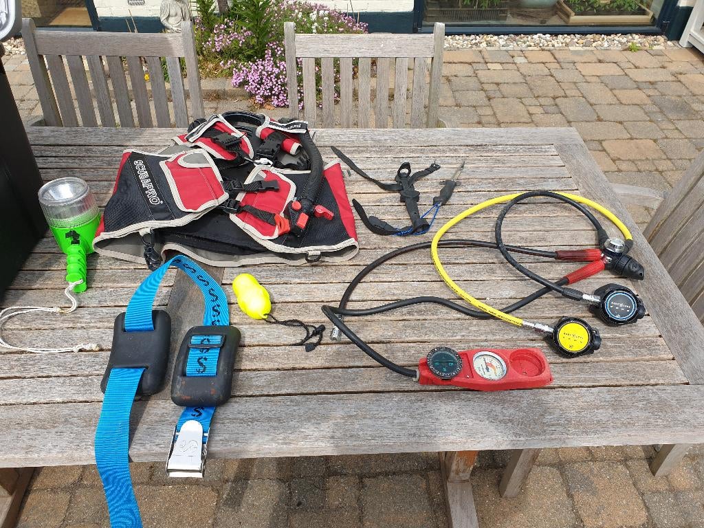 Duikuitrusting compleet, Watersport en Boten, Duiken, Ophalen, Gebruikt, Duikpak