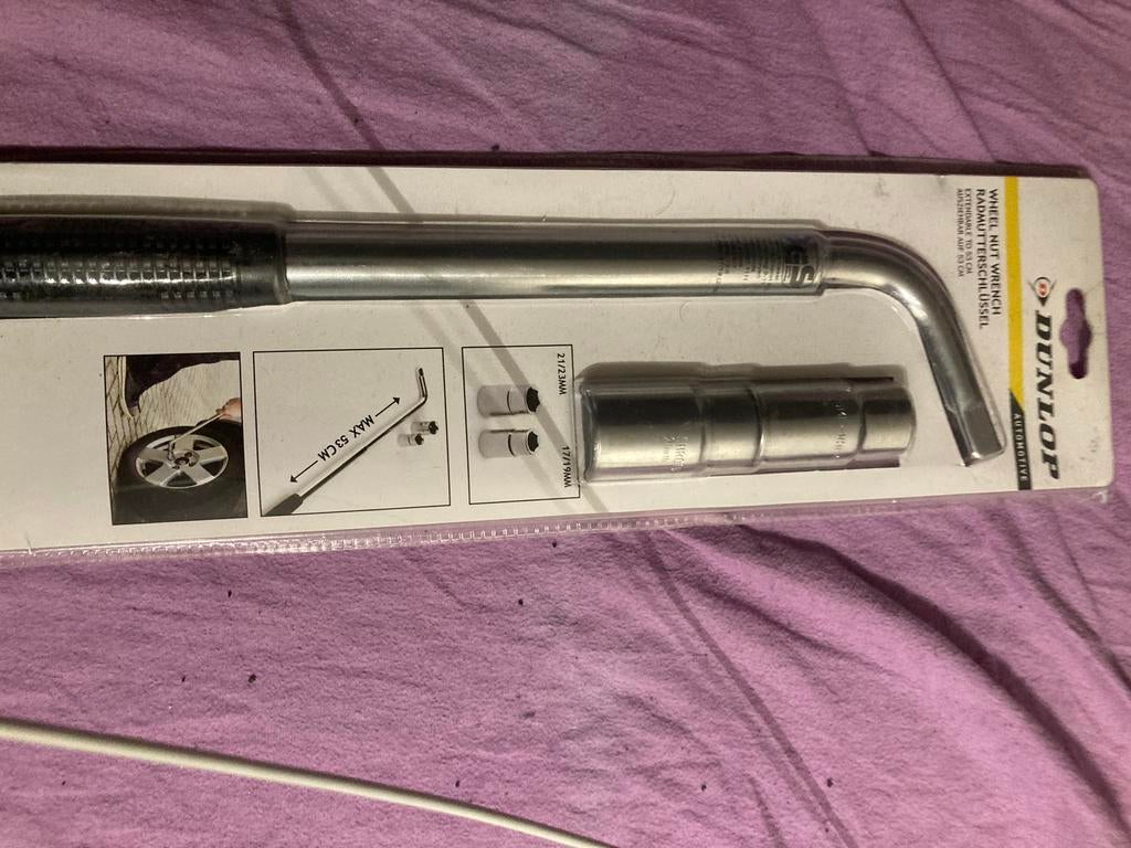 Dunlop Kruissleutel Wielmoersleutel 17/19mm 21/23mm, Auto diversen, Ophalen of Verzenden, Nieuw