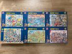 6 puzzels Jan van Haasteren, Ophalen of Verzenden, 500 t/m 1500 stukjes, Zo goed als nieuw