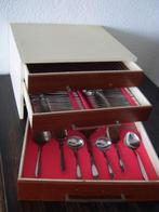 Gero Zilduro 750 Festi cassette aanvul.mes lepel vork zout, Ophalen of Verzenden, Gebruikt, Metaal, Bestek