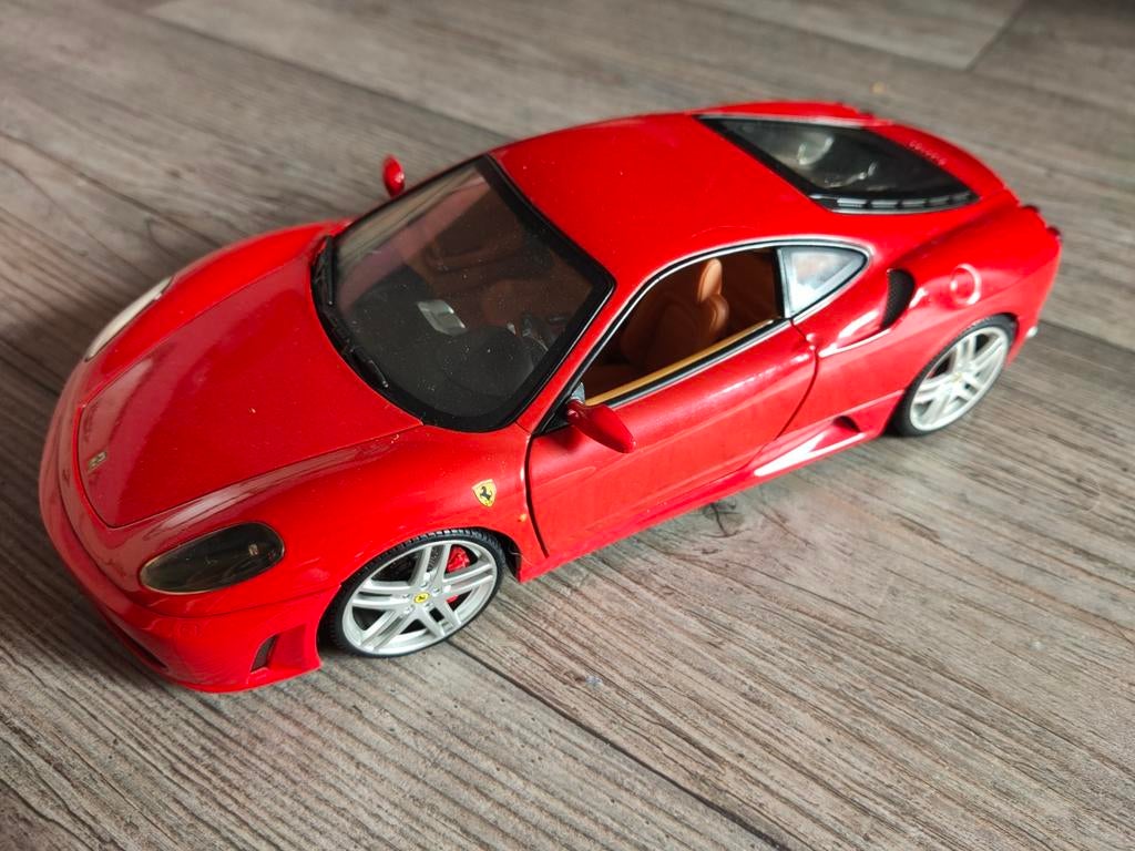 Ferrari F430 1:18 Hot Wheels, Ophalen of Verzenden, Zo goed als nieuw, Auto, Hot Wheels