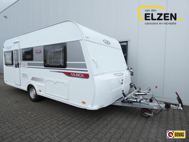 LMC Musica 470 E Mover, fietsendrager, Caravans en Kamperen, Caravans, Bedrijf, tot en met 4, 1000 - 1250 kg, Standaardzit, LMC en Münsterland