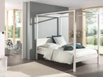 Pino hemelbed 2-persoons - 140 x 200 -Wit, Huis en Inrichting, Slaapkamer | Bedden, Niet ingevuld, Niet ingevuld, Niet ingevuld