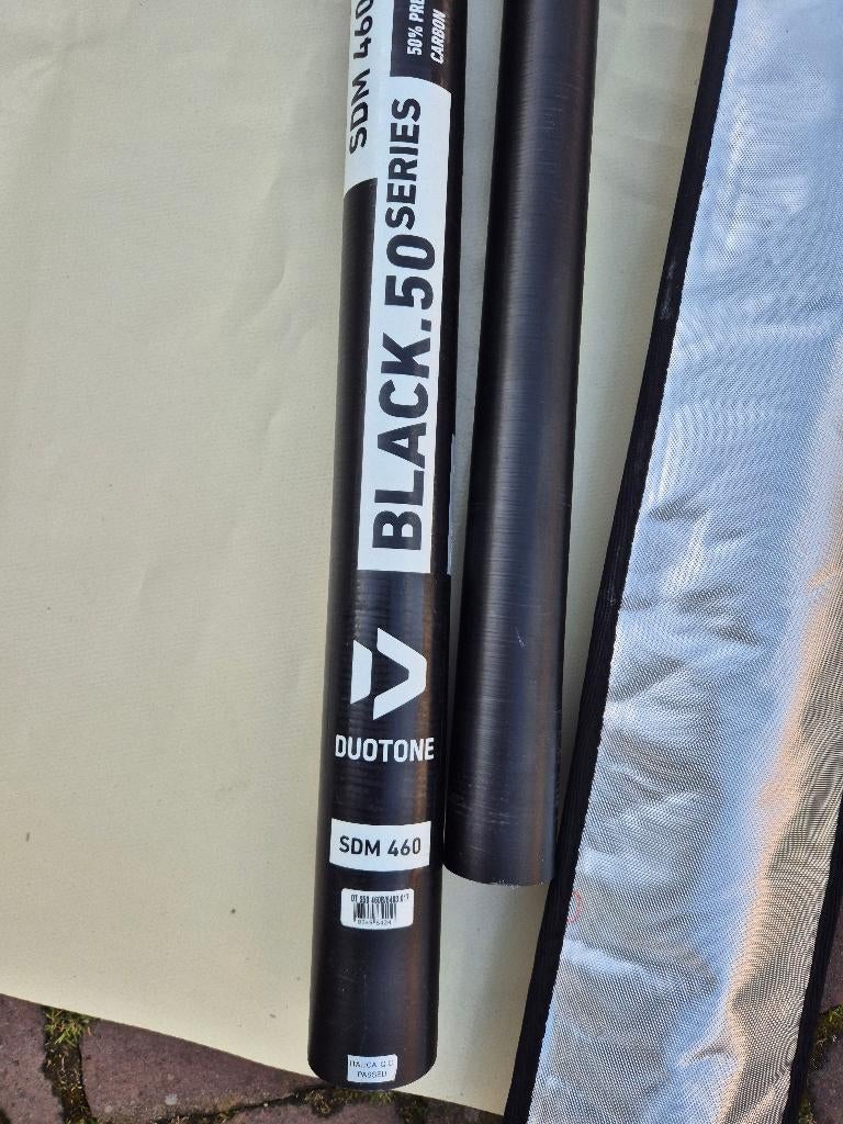 SDM mast 460, Duotone Black series .50, Watersport en Boten, Windsurfen, Ophalen, Zo goed als nieuw, Mast, 7 m² of meer