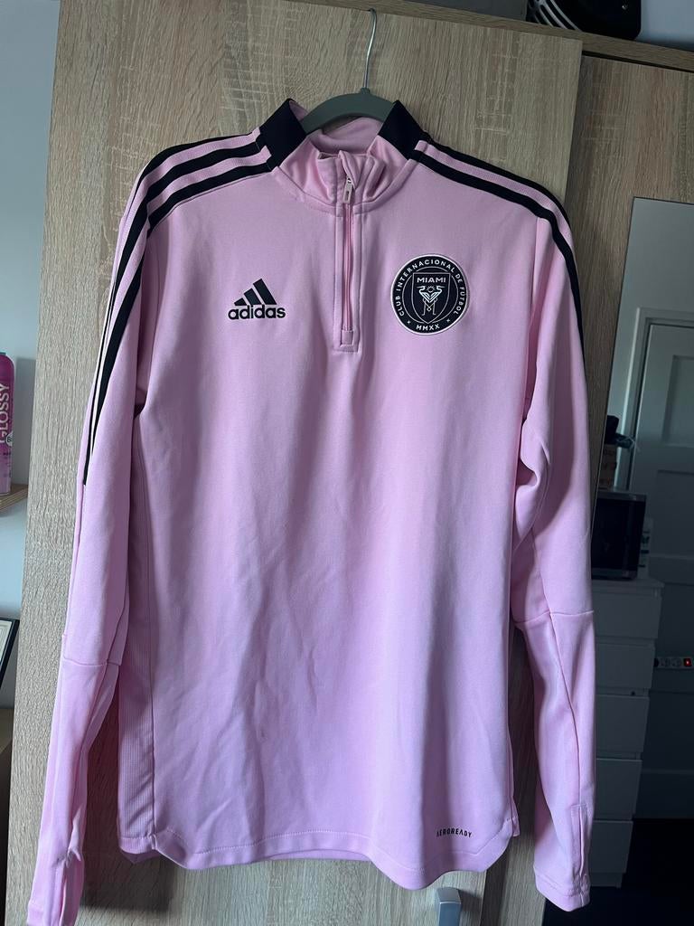 Adidas Inter Miami trainingspak - Zwart/Roze, Zwart, Ophalen of Verzenden, Zo goed als nieuw, Voetbal