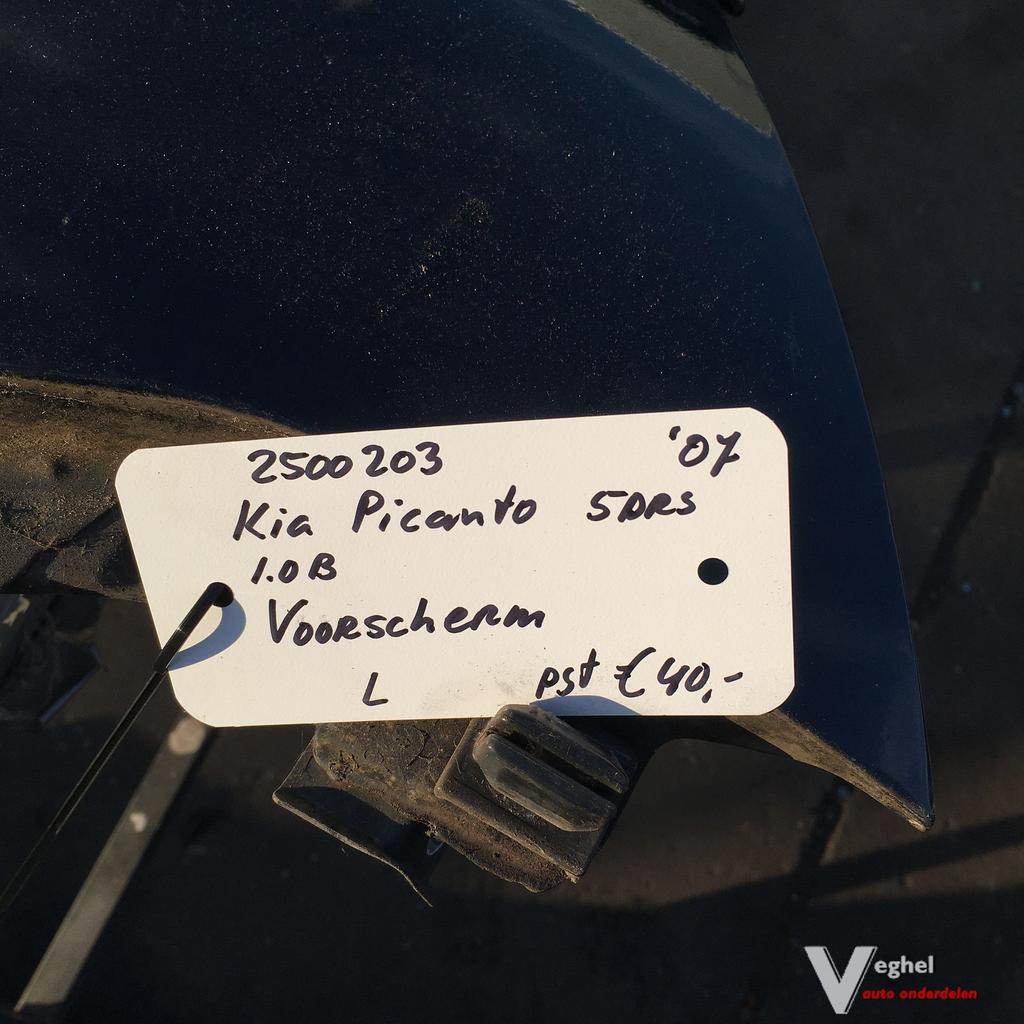 Kia Picanto 1.0 Benzine 5drs  2007 2500203   Voorscherm Link, Ophalen, Gebruikt, -, -
